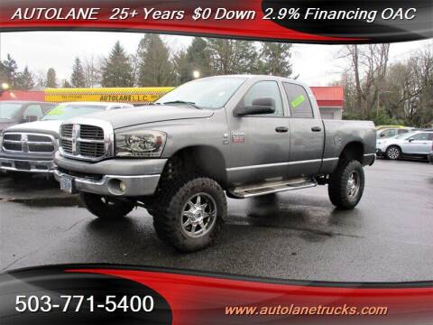 2008 Dodge Ram Pickup 2500 for sale at Auto Lane in Portland OR