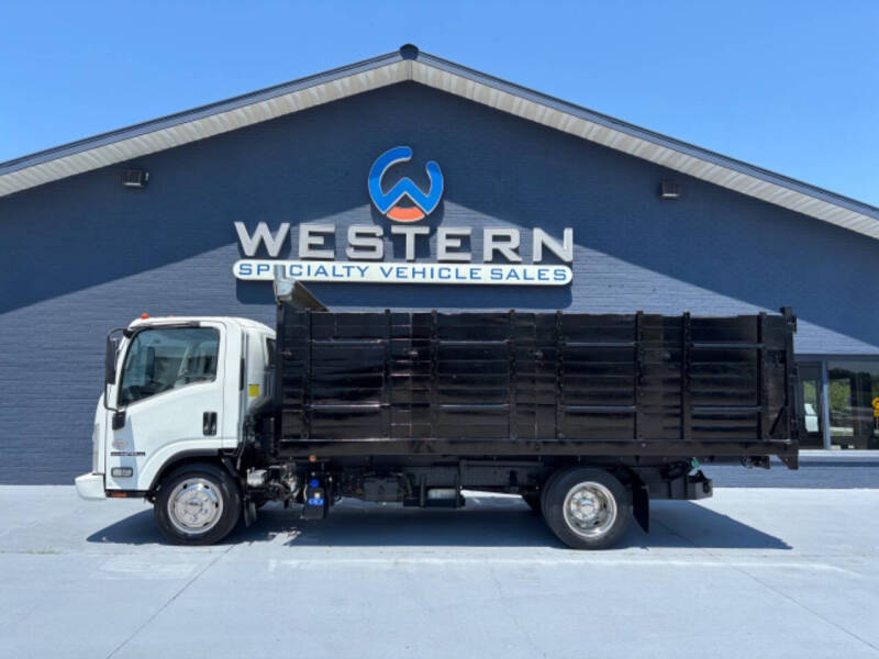 2017 Isuzu NPR Flatbed Dump Truck