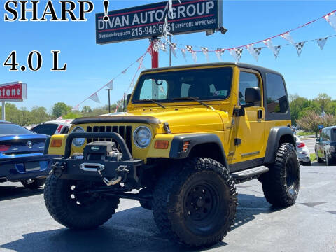 2006 Jeep Wrangler for sale at Divan Auto Group in Feasterville Trevose PA