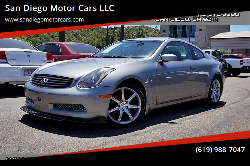 2004 Infiniti G35 for sale at San Diego Motor Cars LLC in Spring Valley CA