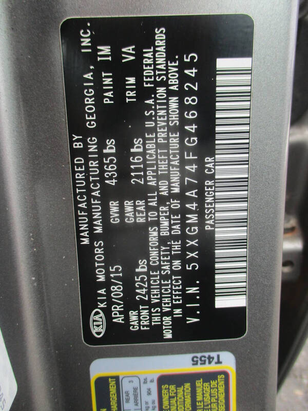 2015 Kia Optima LX