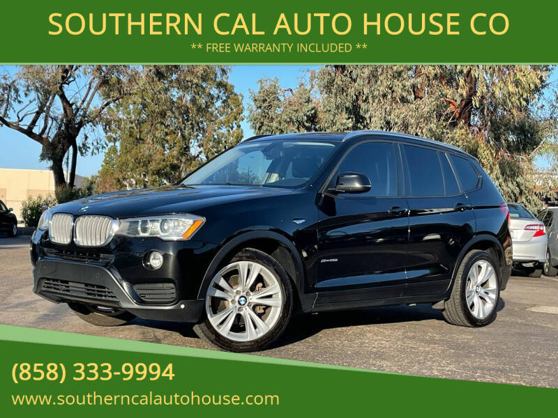 2015 BMW X3 for sale at SOUTHERN CAL AUTO HOUSE in San Diego CA