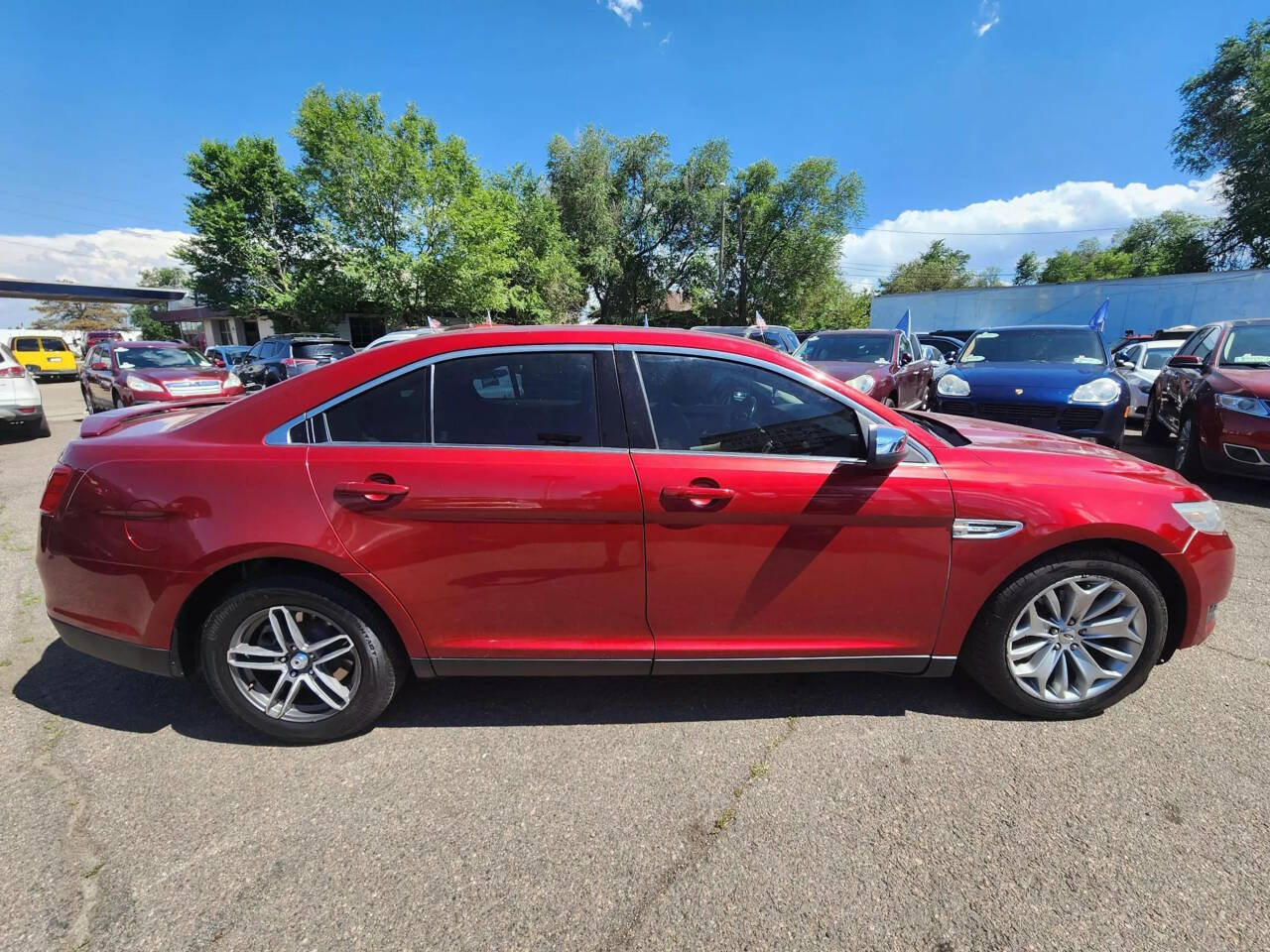 2013 Ford Taurus for sale at GO GREEN MOTORS in Lakewood, CO