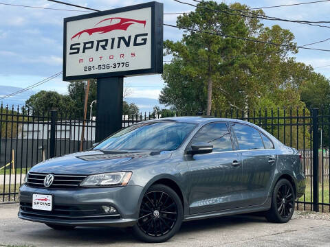 2016 Volkswagen Jetta for sale at Spring Motors in Spring TX