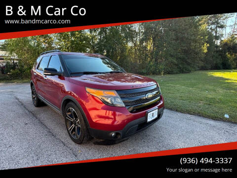 2013 Ford Explorer for sale at B & M Car Co in Conroe TX