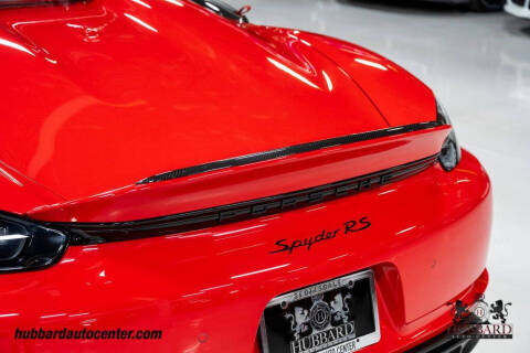 2025 Porsche 718 Boxster Spyder RS