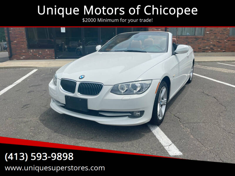 2013 BMW 3 Series for sale at Unique Motors of Chicopee in Chicopee MA