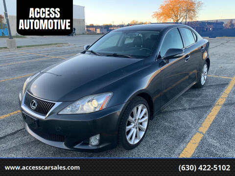 2009 Lexus IS 250 for sale at ACCESS AUTOMOTIVE in Bensenville IL