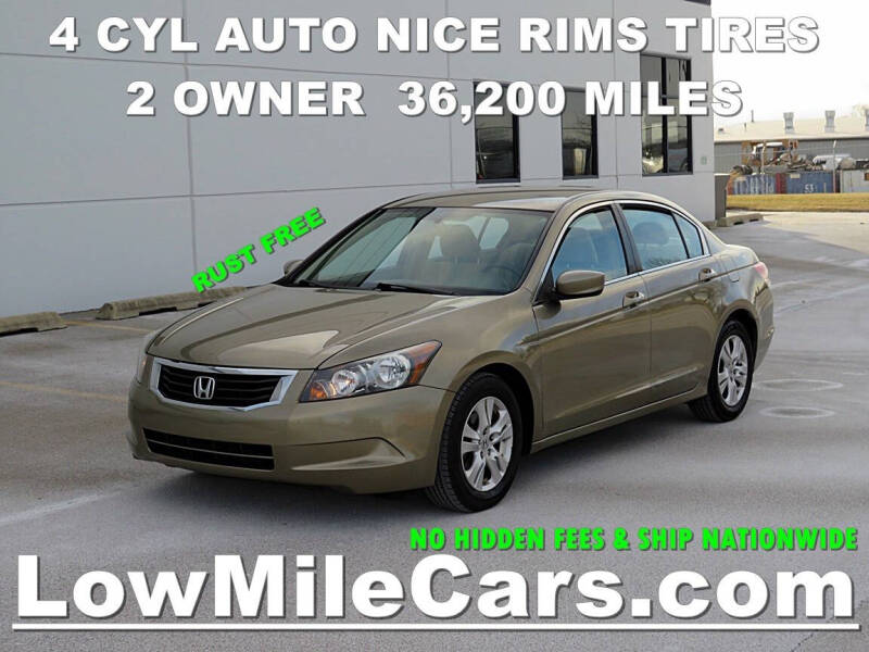 2008 Honda Accord for sale at LowMileCars.com / LM CARS INC in Burr Ridge IL