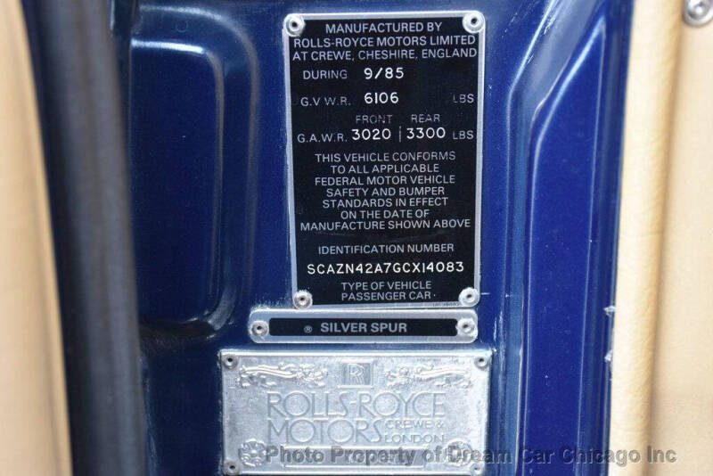1986 Rolls-Royce Silver Spur