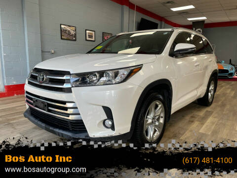 2018 Toyota Highlander for sale at Bos Auto Inc in Quincy MA