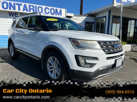 2016 Ford Explorer for sale at Car City Ontario in Ontario CA