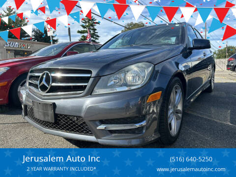 2014 Mercedes-Benz C-Class for sale at Jerusalem Auto Inc in North Merrick NY
