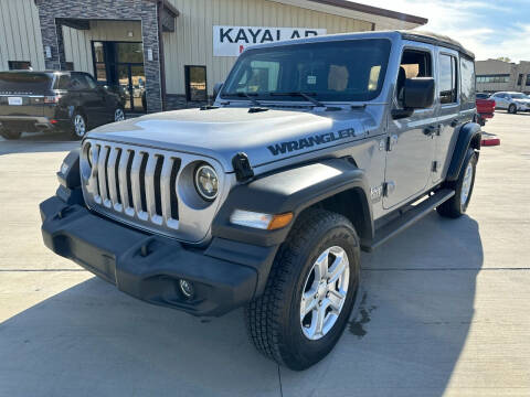2018 Jeep Wrangler Unlimited for sale at KAYALAR MOTORS in Houston TX