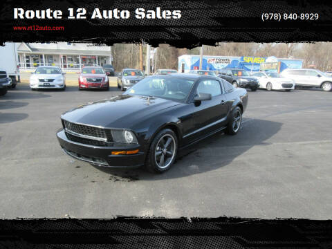 2008 Ford Mustang for sale at Route 12 Auto Sales in Leominster MA