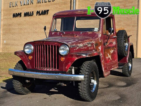1948 Willys Jeep Pickup for sale at I-95 Muscle in Hope Mills NC