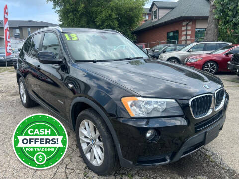 2013 BMW X3 for sale at Amigos Auto Sales Inc in Waukegan IL