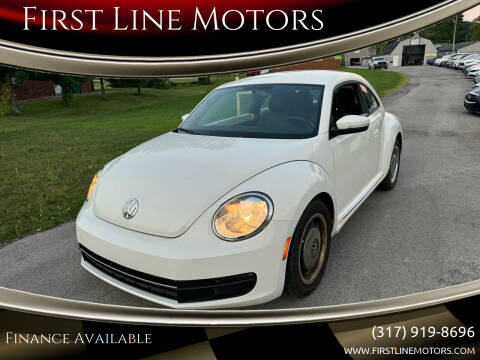 2012 Volkswagen Beetle for sale at First Line Motors in Jamestown IN