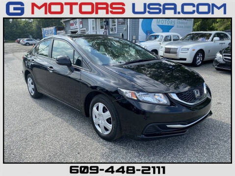 2013 Honda Civic for sale at G Motors in Monroe NJ