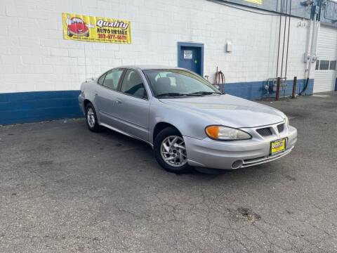 2003 Pontiac Grand Am for sale at QUALITY AUTO RESALE in Puyallup WA