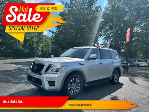 2019 Nissan Armada for sale at Aria Auto Inc. in Raleigh NC
