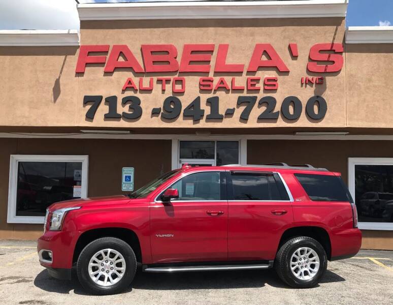2015 GMC Yukon for sale at Fabela's Auto Sales Inc. in South Houston TX