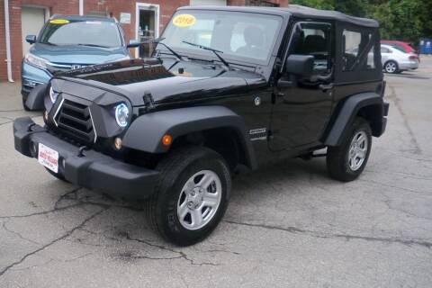 2018 Jeep Wrangler JK for sale at Charlies Auto Village in Pelham NH