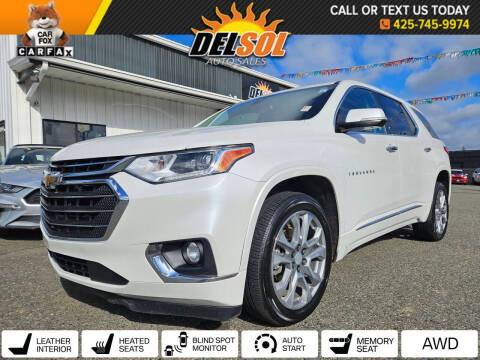 2018 Chevrolet Traverse for sale at Del Sol Auto Sales in Everett WA