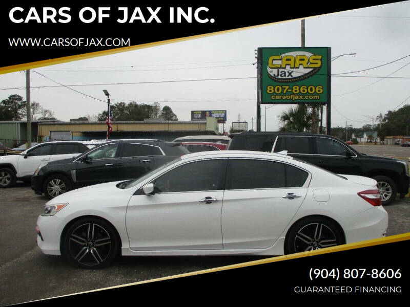 2017 Honda Accord for sale at CARS OF JAX INC. in Jacksonville FL