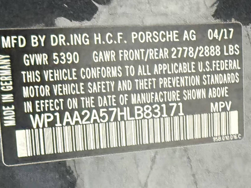 2017 Porsche Macan