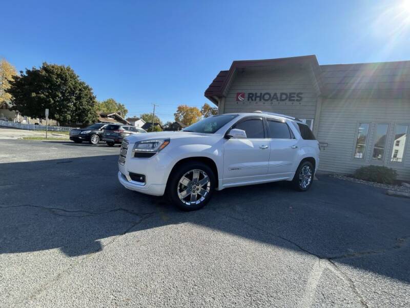 2016 GMC Acadia for sale at Rhoades Automotive Inc. in Columbia City IN