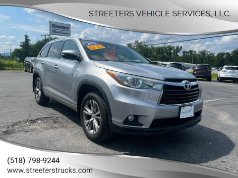 2015 Toyota Highlander for sale at Streeters Vehicle Services,  LLC. in Queensbury NY