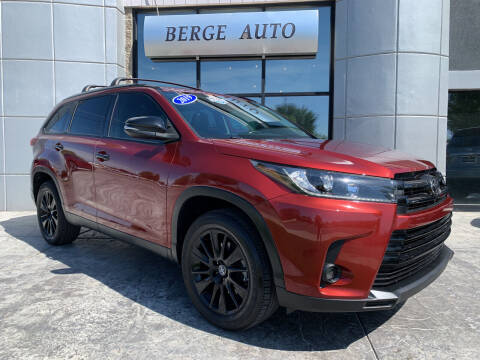 2019 Toyota Highlander for sale at Berge Auto in Orem UT