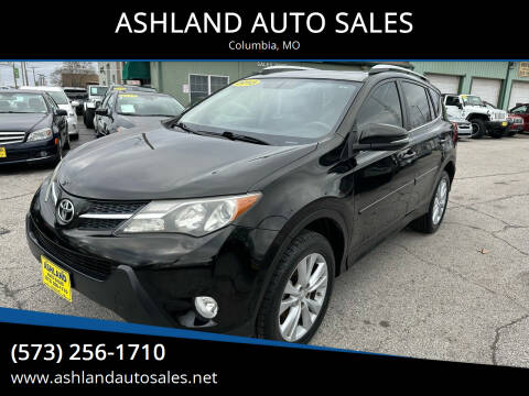 2013 Toyota RAV4 for sale at ASHLAND AUTO SALES in Columbia MO