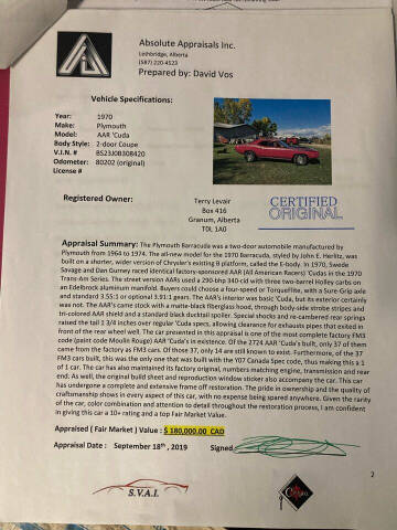 1970 Plymouth Barracuda