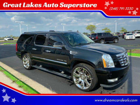 2010 Cadillac Escalade ESV for sale at Great Lakes Auto Superstore in Waterford Township MI