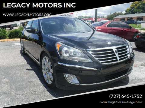 2011 Hyundai Equus for sale at LEGACY MOTORS INC in New Port Richey FL