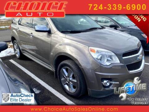 2012 Chevrolet Equinox for sale at CHOICE AUTO SALES in Murrysville PA