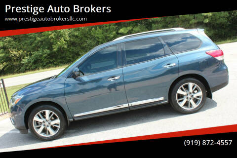 2013 Nissan Pathfinder for sale at Prestige Auto Brokers in Raleigh NC