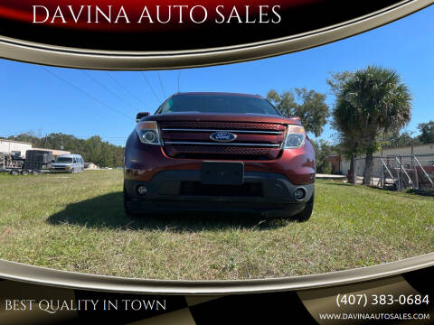 2015 Ford Explorer for sale at DAVINA AUTO SALES in Longwood FL