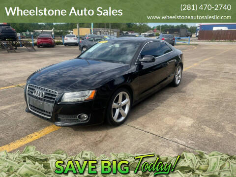 2010 Audi A5 for sale at Wheelstone Auto Sales in La Porte TX