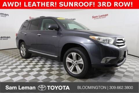 2013 Toyota Highlander for sale at Sam Leman Toyota Bloomington in Bloomington IL