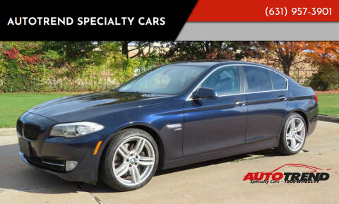 2012 BMW 5 Series for sale at Autotrend Specialty Cars in Lindenhurst NY