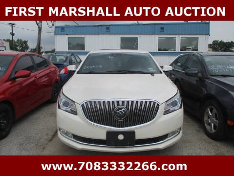 2014 Buick LaCrosse for sale at First Marshall Auto Auction in Harvey IL