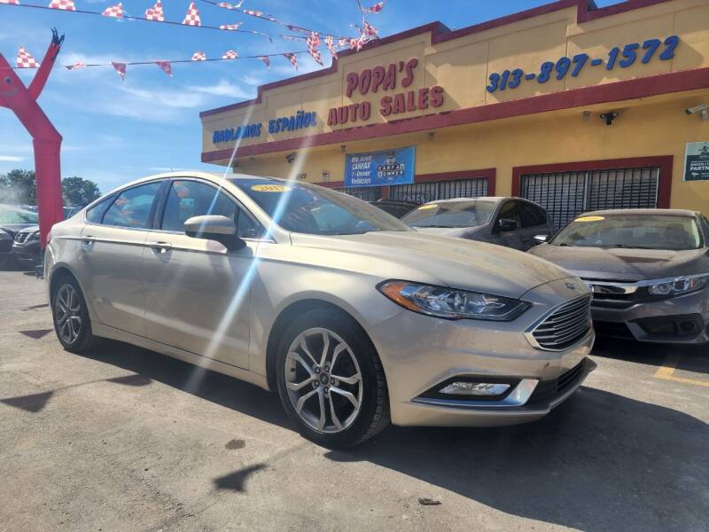 2017 Ford Fusion for sale at Popas Auto Sales in Detroit MI