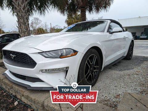 2019 Ford Mustang for sale at Bogue Auto Sales in Newport NC