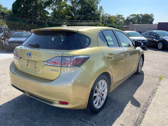 2011 Lexus CT 200h for sale at Capital Auto Financing in Redford, MI