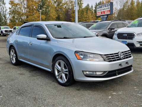 2013 Volkswagen Passat for sale at United Auto Sales in Anchorage AK