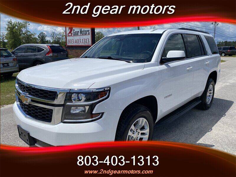 2017 Chevrolet Tahoe for sale at 2nd Gear Motors in Lugoff SC