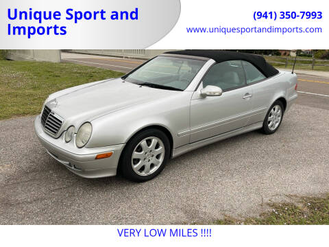 2002 Mercedes-Benz CLK for sale at Unique Sport and Imports in Sarasota FL